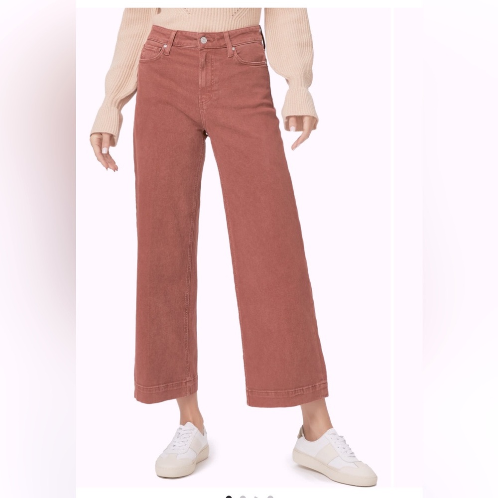 PAIGE Anessa High Wasted Wide Leg Jeans - s 29